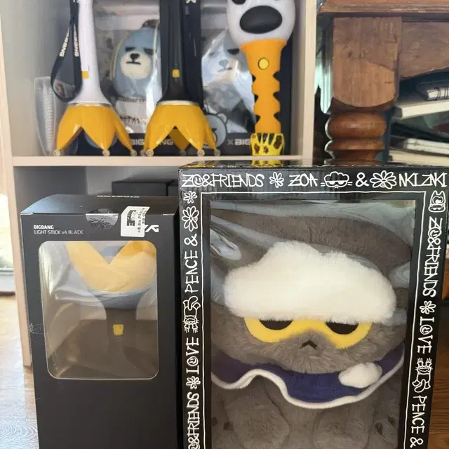 지드래곤 조아 팝업 굿즈(조아인형) & 빅뱅응원봉(뱅봉 ver4)