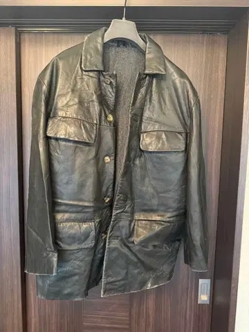 vintage leather jacket