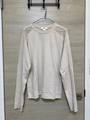 [ 미사용 새상품 ] ZARA 자라 메쉬 콤비 T셔츠