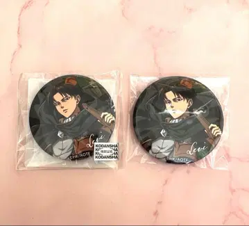 진격의 거인 리바이 도톤보리 콜라보 캔뱃지