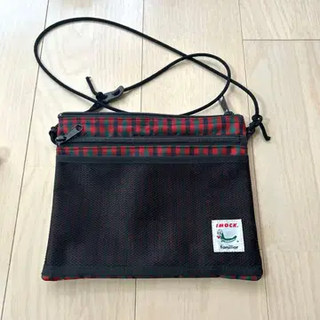 새상품급!! familiar IMOCK 빨검 체크 사코슈