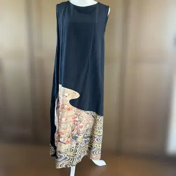 전통 예복 기모노 점퍼 스커트 원피스 손글씨 친구 염색 순수 실크