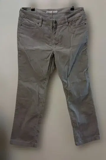 Lands' End 그레이 코듀로이 팬츠 여성용 84
