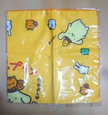 산리오 폼폼푸딩 푸딩 헤이세이 레트로 런치 크로스 냅킨 새상품