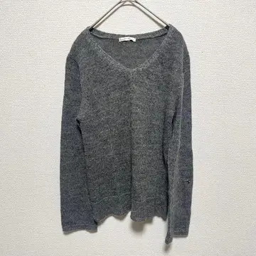 SEIZE 세즈 V넥 니트 그레이 사이즈 3 ( M 상당 )