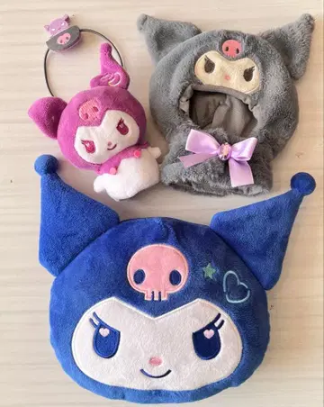 쿠로미 코스튬 파우치 마스코트 손가락 인형