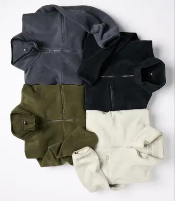 UNIQLO 플리스 오버 사이즈 하프 지퍼 풀오버 XL