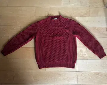 Salvatore Ferragamo 버건디 니트