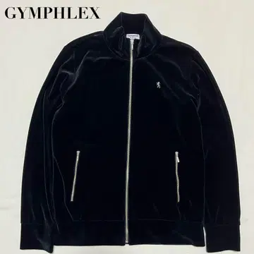 GYMPHLEX 짐플렉스 벨로아 자켓 저리 자수 M