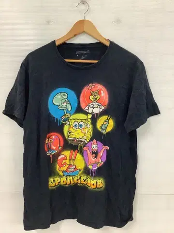 11.7 A937T 티셔츠 캐릭터 프린트 블랙