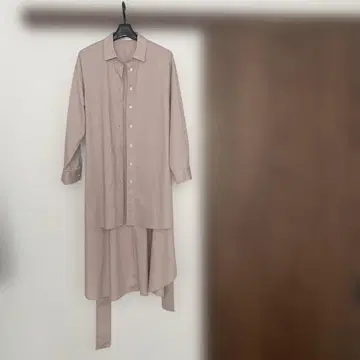 FRAY I.D 프레이 아이디 피쉬테일 코트 핑크