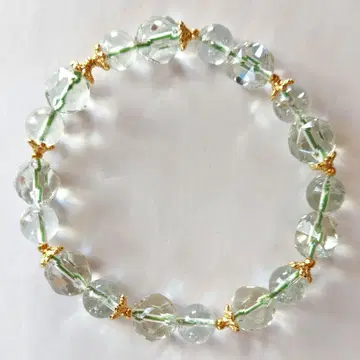 초고품질!! 그린 자수정(프라시오라이트) 팔찌