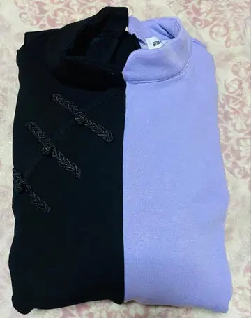 니어 클로징 기모 원피스 긴팔 차이나풍