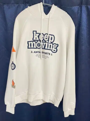 ANTA SPORTS keep moving 후드티