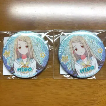 시노자와 히로 캔뱃지 2개 DMM 스크래치