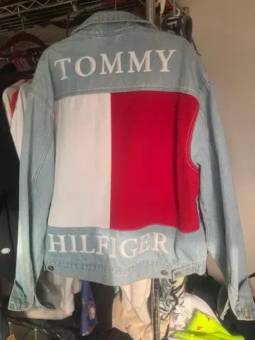 TOMMY HILFIGER 데님 자켓