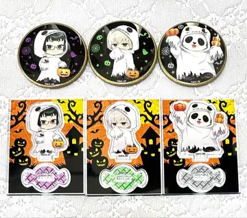 말큐브 캔뱃지 아크릴 스탠드 할로윈 이누마키 토게, 젠인 마키, 팬더