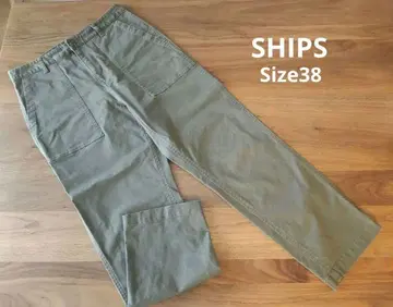 쉽스 카키 스트레치 베이직 베이커 38