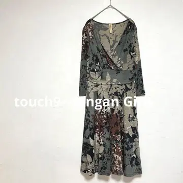 touch9 x dangan Girls 보태니컬 무늬 원피스 수입