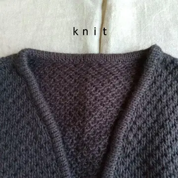 미사용 새상품 니트 베스트 북유럽 생활 잡화점 아이보리 네스트로브