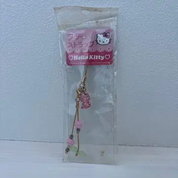 헬로 키티 참 스트랩 핑크 키티