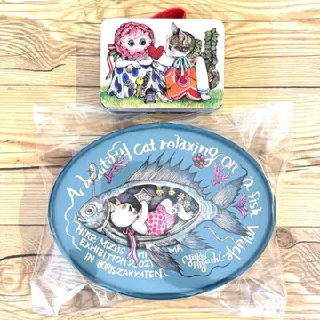 히구치 유코 보리스 잡화점 코하루 오벌 BOX 상자 로손 초코 트렁크