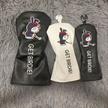 새상품 3세트 도라에몽 골프클럽 헤드커버 1+3W+UT 블랙+화이트