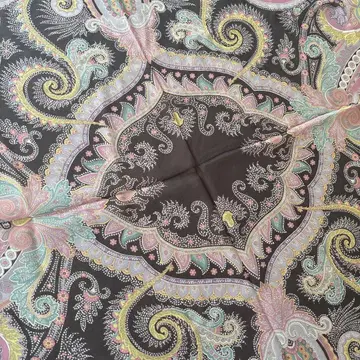 정품 미착용 에트로 대형 실크 스톨 스카프