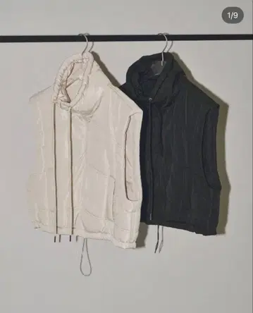 퀼팅 컴팩트 베스트 (화이트)