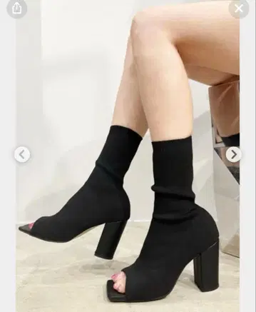 MIRROR9 오픈토 삭스 부츠 미러나인