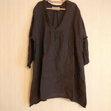 chree 삿포로 네이비 튜닉 원피스