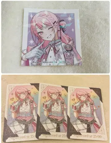 프로세카 감사제 5주년 아키야마 미즈키 그리팅 카드 특전 포함