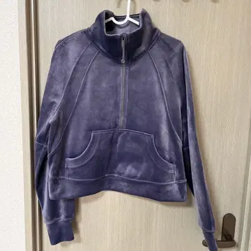 룰루레몬 스쿠바 퍼플 겨울 벨벳 트레이닝복 XS/S