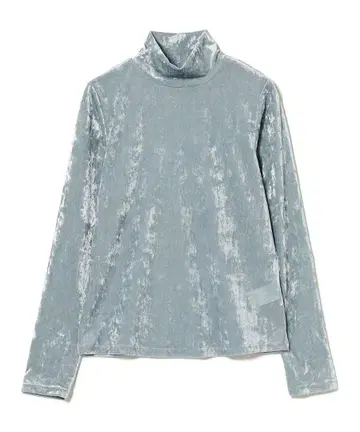 RAY BEAMS 벨로아 튤 하이넥 상의 새상품급