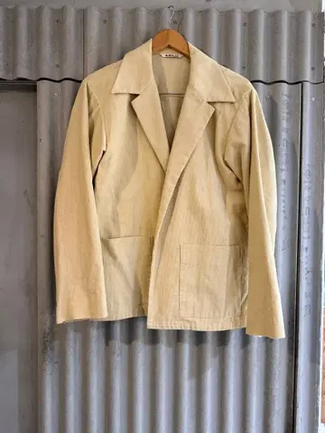 AURALEE 베이지 자켓 사이즈 3 오라리