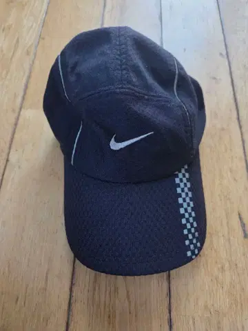 [ 00s ] NIKE 캡 마라톤 한국 레이서 블랙 실버 자수