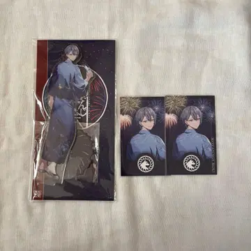 니지산지 코야나기 로우 불꽃놀이 아크릴 스탠드 폴라로이드