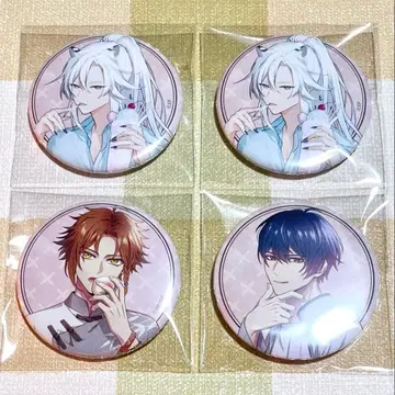 오토메이트 with sweets 캔뱃지 알빈 하오란 유한