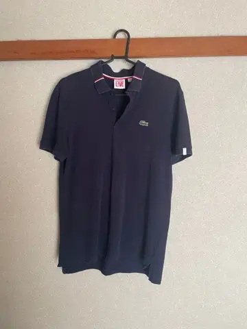 Lacoste 네이비 피케 셔츠 M
