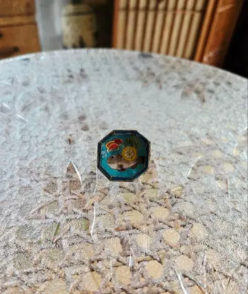 안도 칠보점 물고기 핑 브로치 칠보 세공