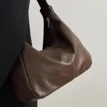 브라운 레더라이크 숄더백