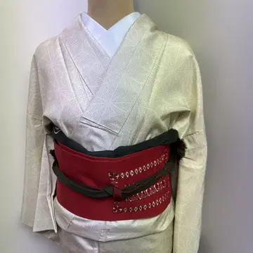 본고장 오시마 명주 모시잎 도론 워크 화이트 오시마