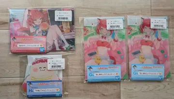 제일복권 아카미 카루비 아크릴 스탠드 4개 세트