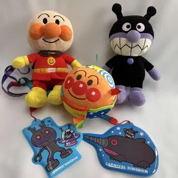 호빵맨 봉제 인형 완구 세트