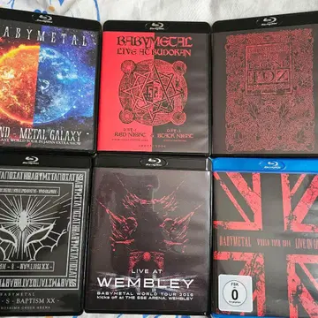 BABYMETAL Blu-ray 6매 세트
