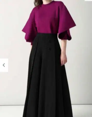 AKIRA NAKA 변형 니트 퍼플