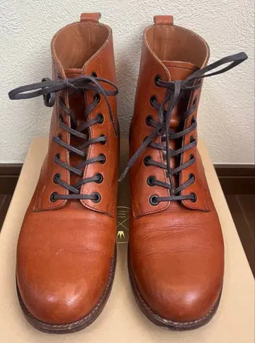 미치쿠사 부츠 HUMAN WOMAN 키쿠치 아키코 브라운 부츠 25cm