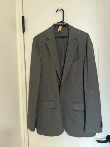 UNIQLO 그레이 테일러드 상하의 세트 XL