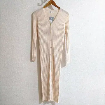 MIFURA BEAUTY BASIC 롱 가디건 M 사이즈 베이지