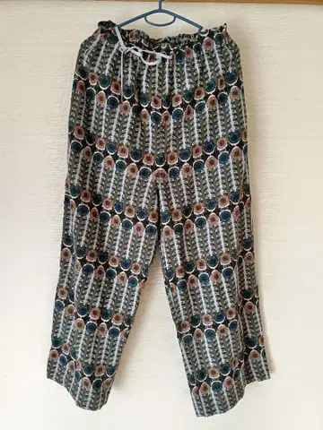 Marble Sud 꽃무늬 와이드 팬츠